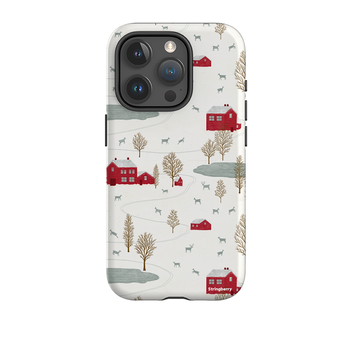 iPhone Tough Case - Winter Landscape II By Katherine Quinn