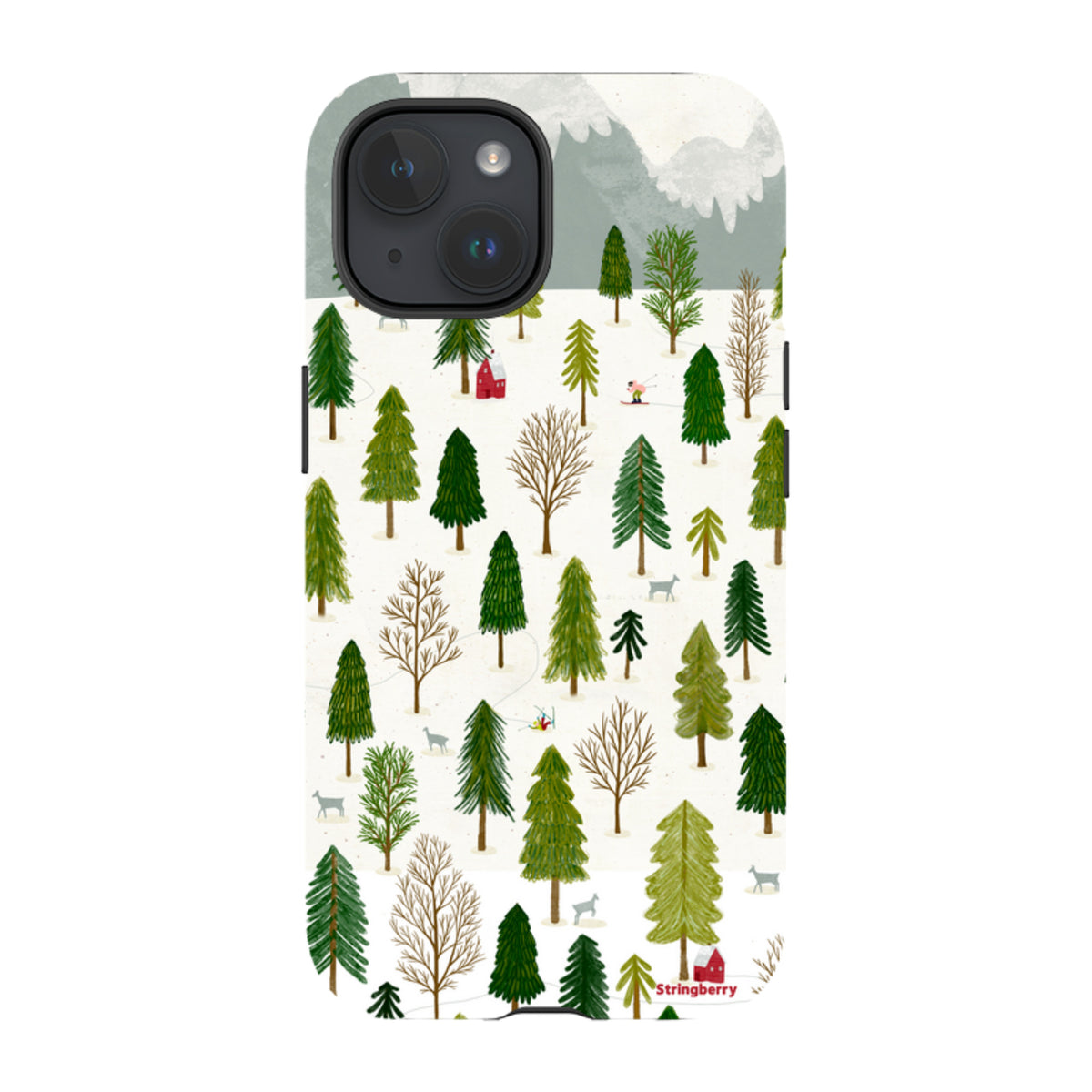 iPhone Tough Case - Winter Landscape III By Katherine Quinn