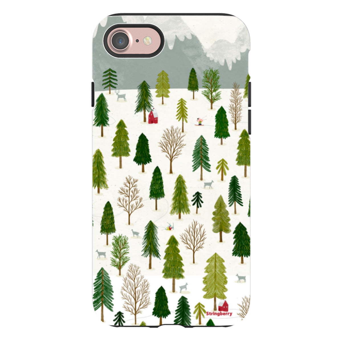 iPhone Tough Case - Winter Landscape III By Katherine Quinn