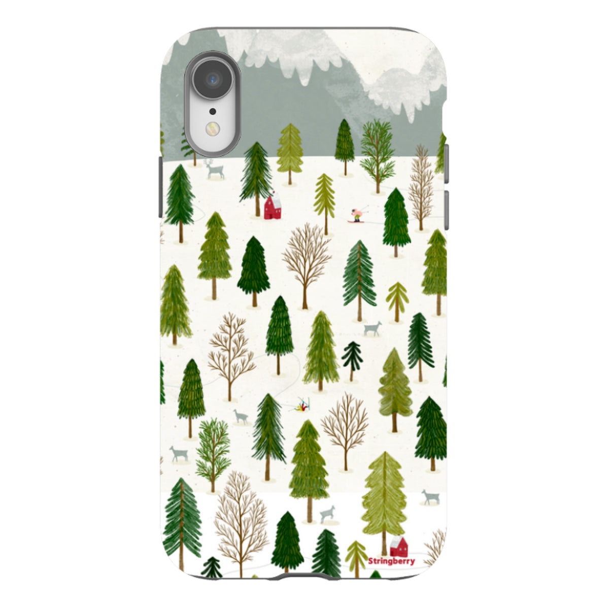 iPhone Tough Case - Winter Landscape III By Katherine Quinn