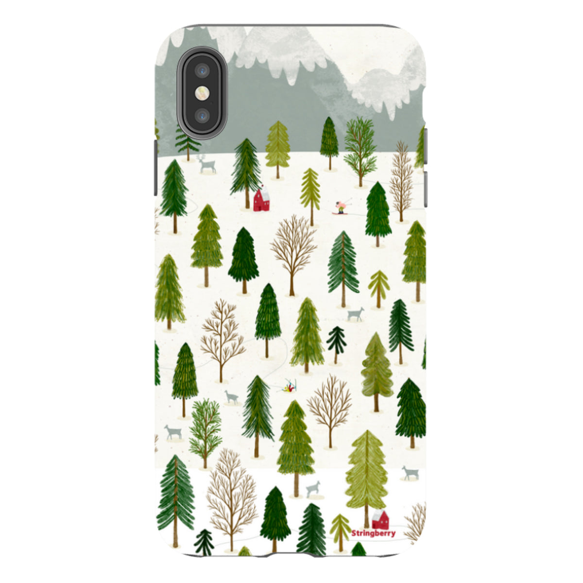 iPhone Tough Case - Winter Landscape III By Katherine Quinn