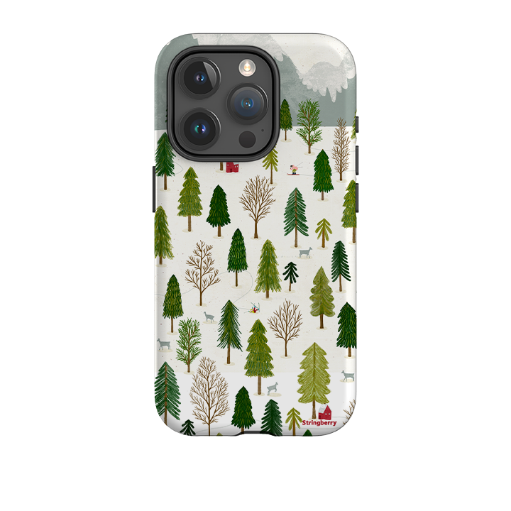 iPhone Tough Case - Winter Landscape III By Katherine Quinn