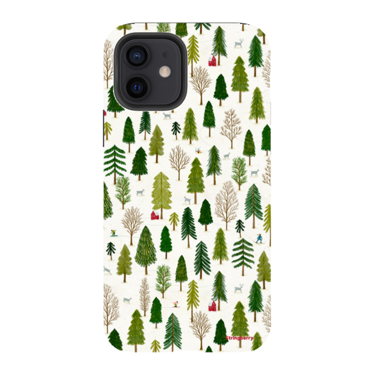 iPhone Tough Case - Winter Landscape IV By Katherine Quinn
