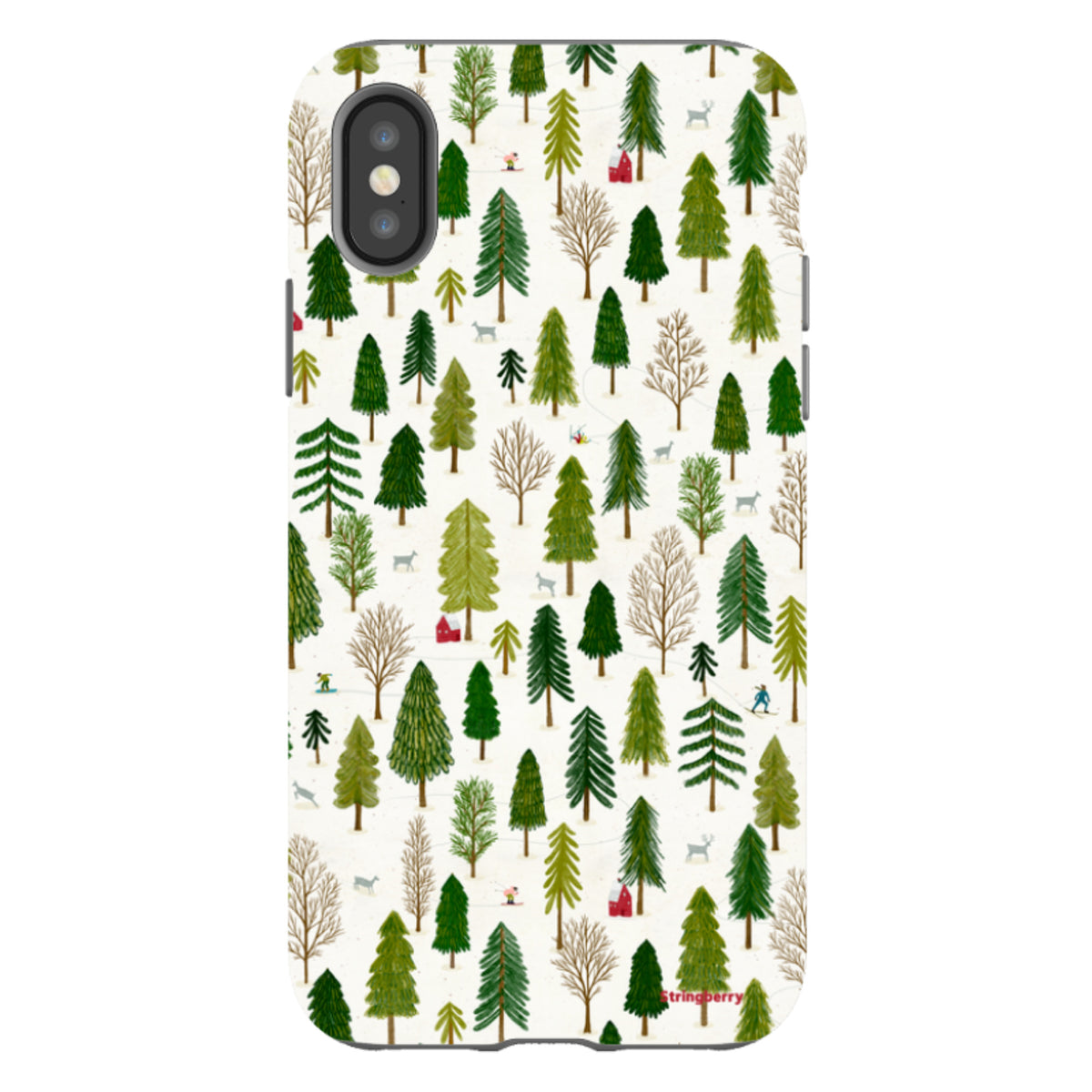 iPhone Tough Case - Winter Landscape IV By Katherine Quinn