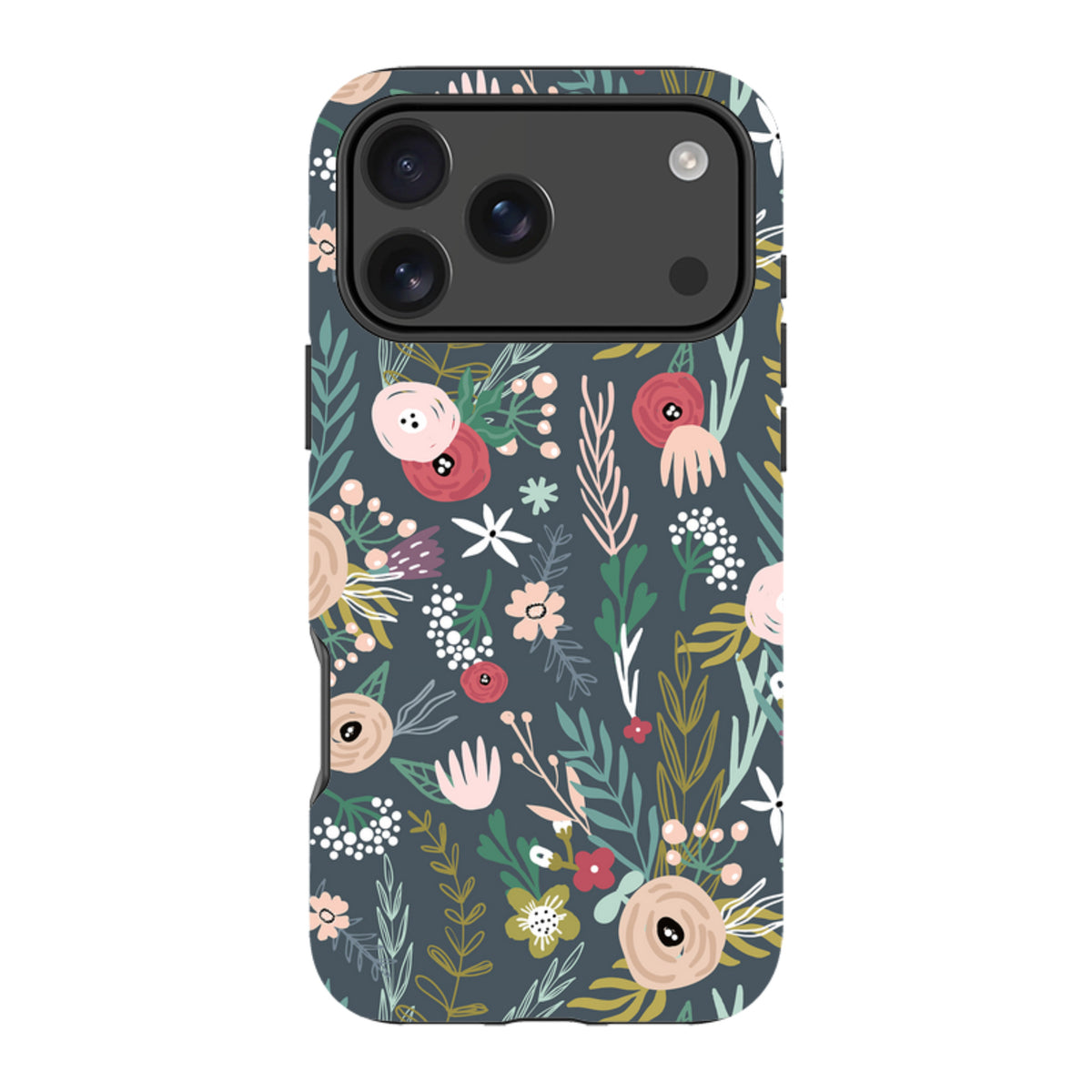 iPhone Tough Case - Winter Scandi Floral