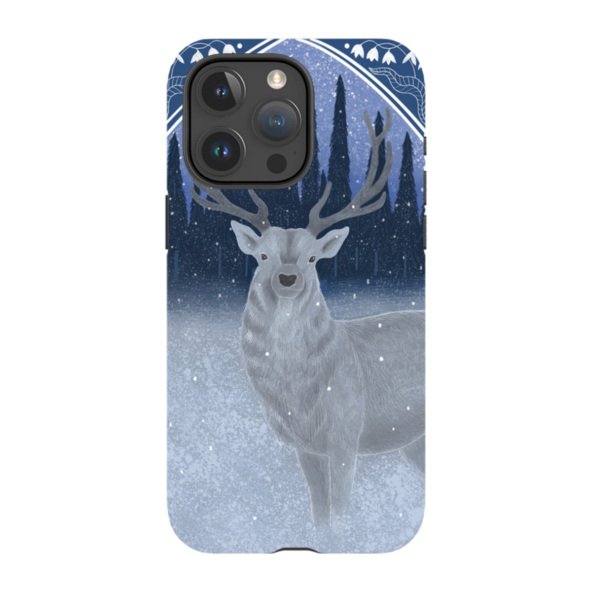 iPhone Tough Case - Winter Stag By Bex Parkin