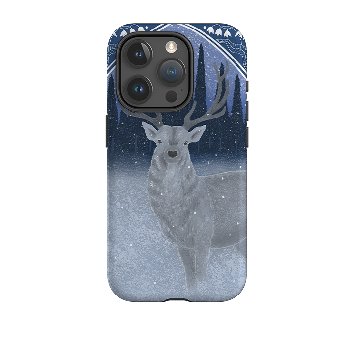 iPhone Tough Case - Winter Stag By Bex Parkin