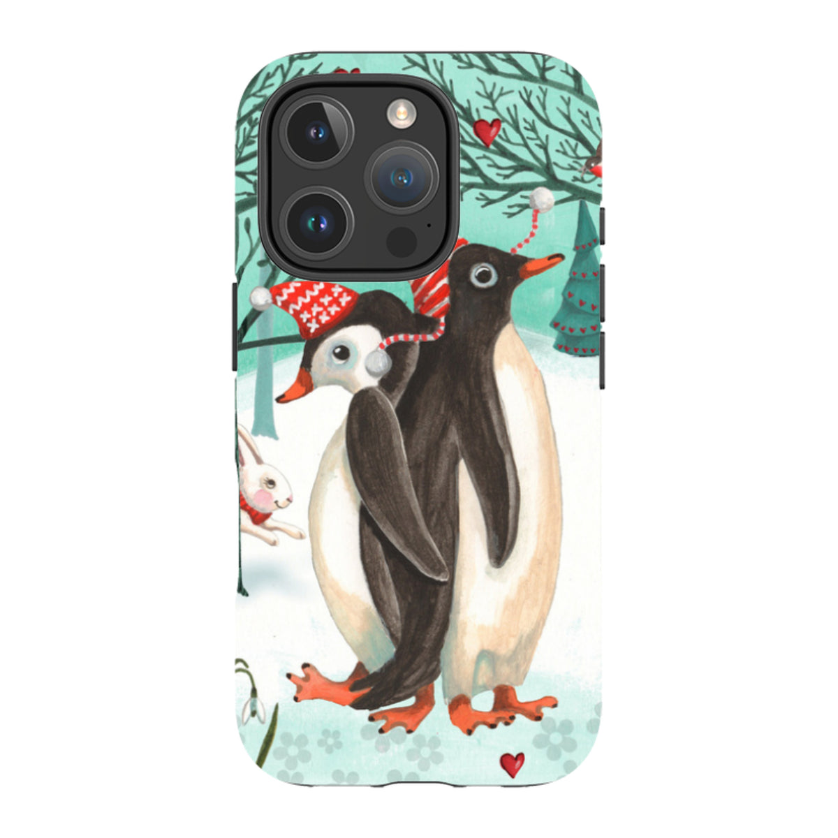 iPhone Tough Case - Winter Together By Caroline Bonne Muller