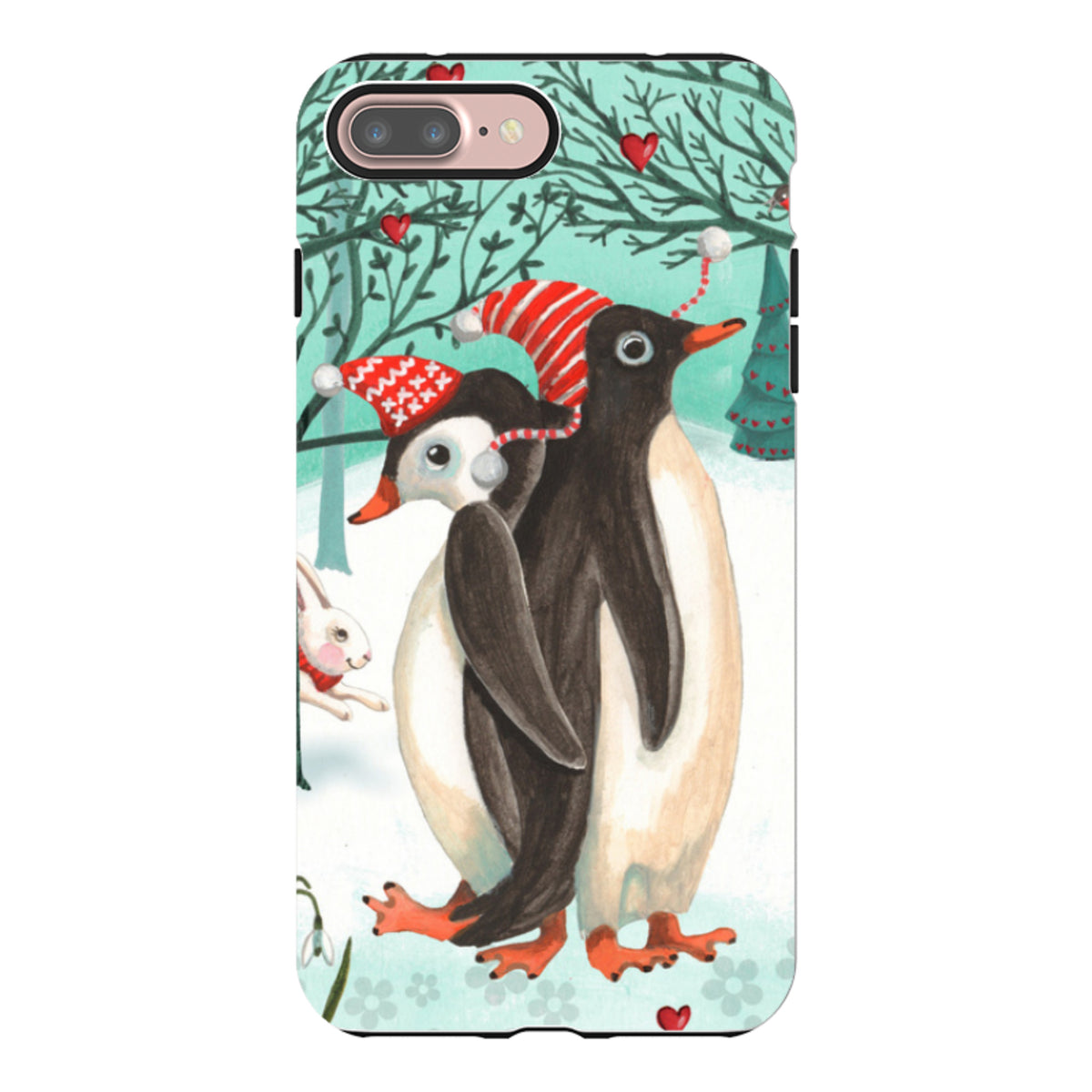 iPhone Tough Case - Winter Together By Caroline Bonne Muller