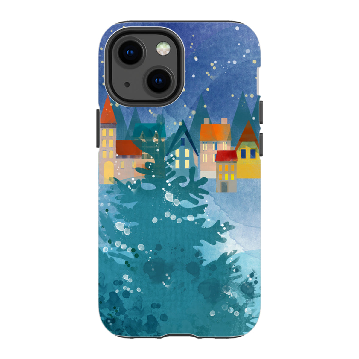 iPhone Tough Case - Winter Town