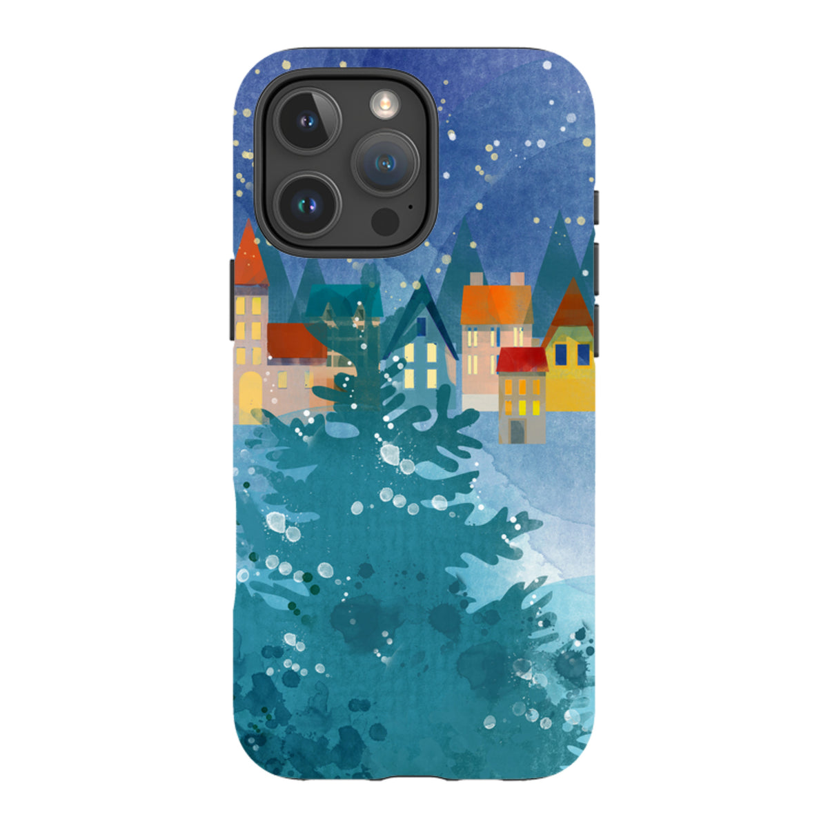 iPhone Tough Case - Winter Town