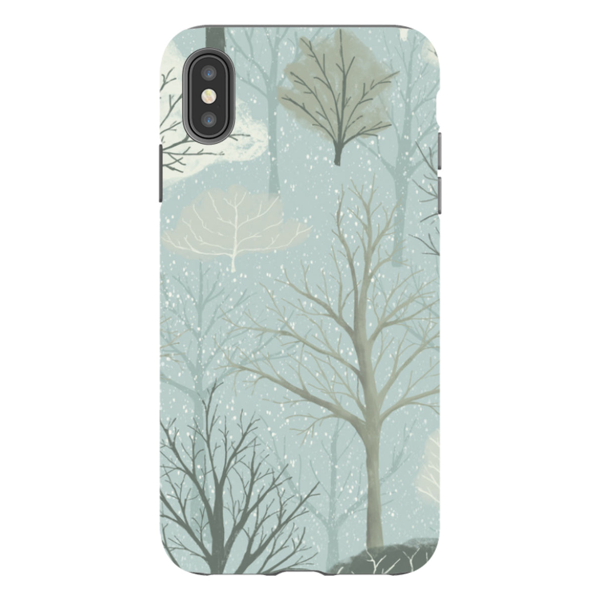 iPhone Tough Case - Winter Trees By Maja Lindberg