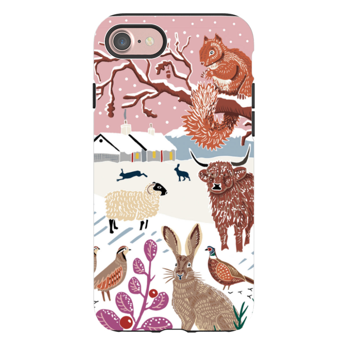 iPhone Tough Case - Winter V By Kate Heiss