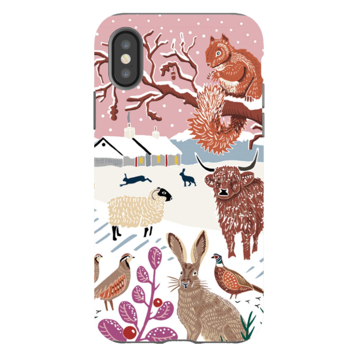 iPhone Tough Case - Winter V By Kate Heiss