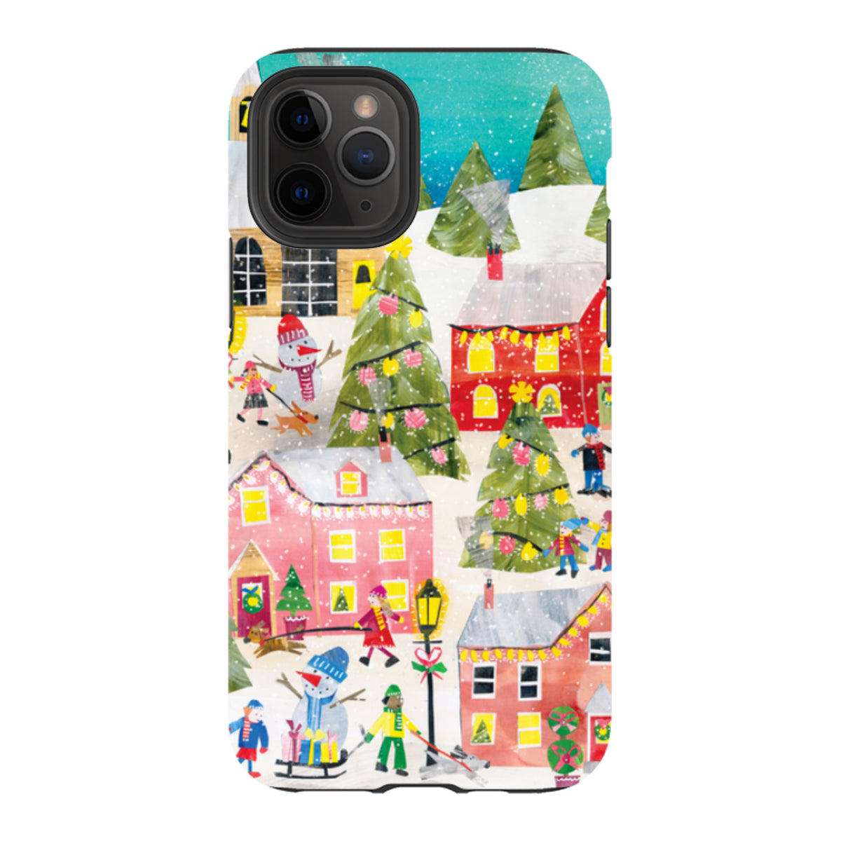iPhone Tough Case - Winter Village By Tracey English