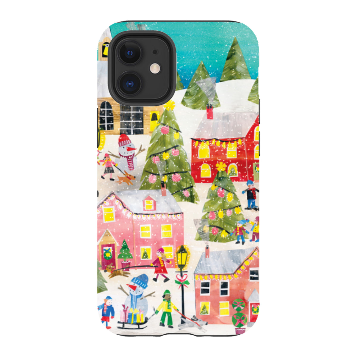 iPhone Tough Case - Winter Village By Tracey English