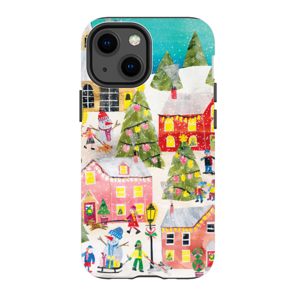 iPhone Tough Case - Winter Village By Tracey English