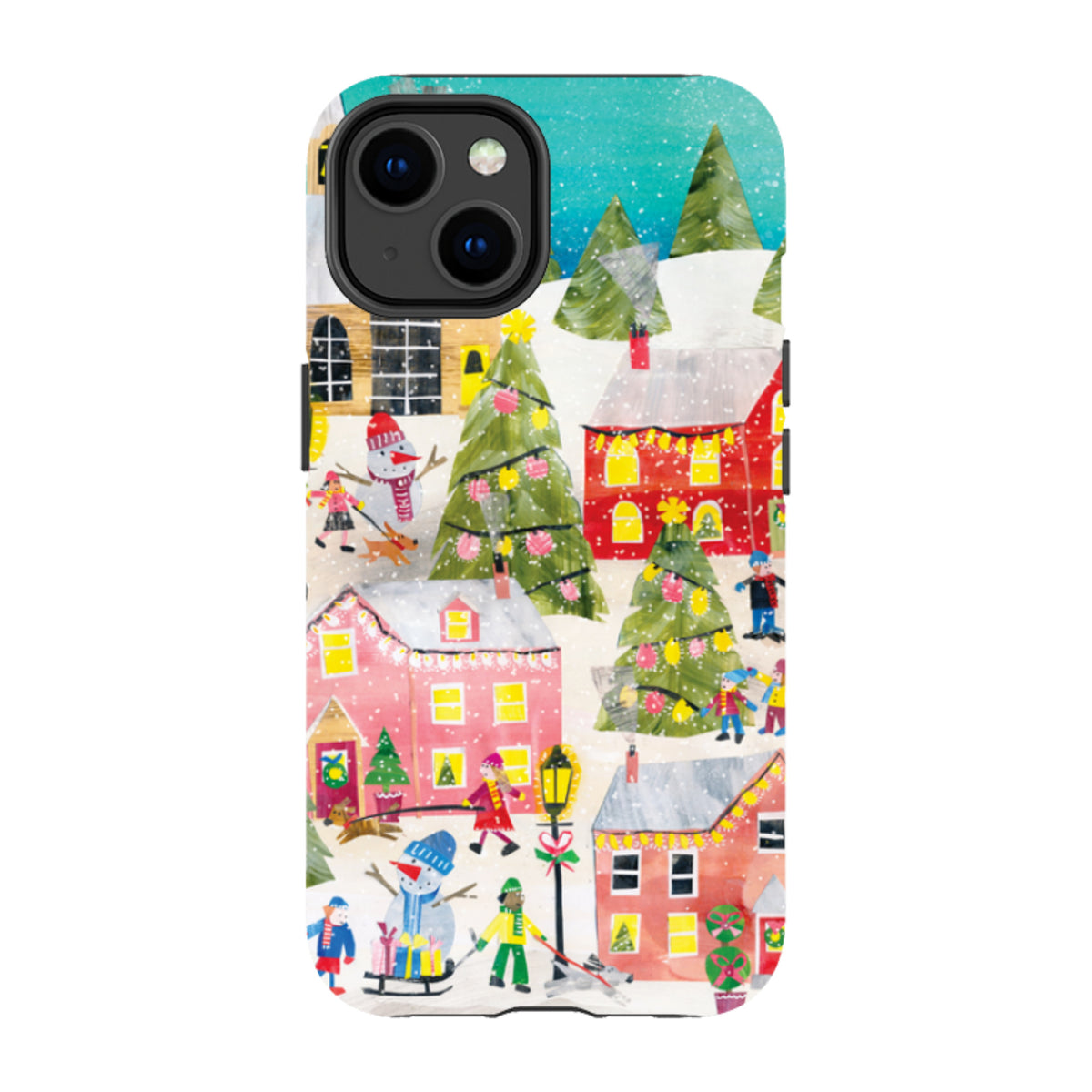 iPhone Tough Case - Winter Village By Tracey English