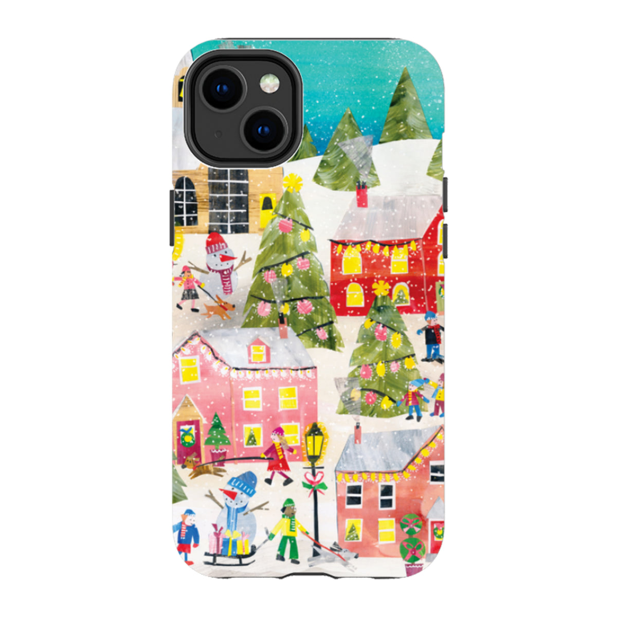 iPhone Tough Case - Winter Village By Tracey English