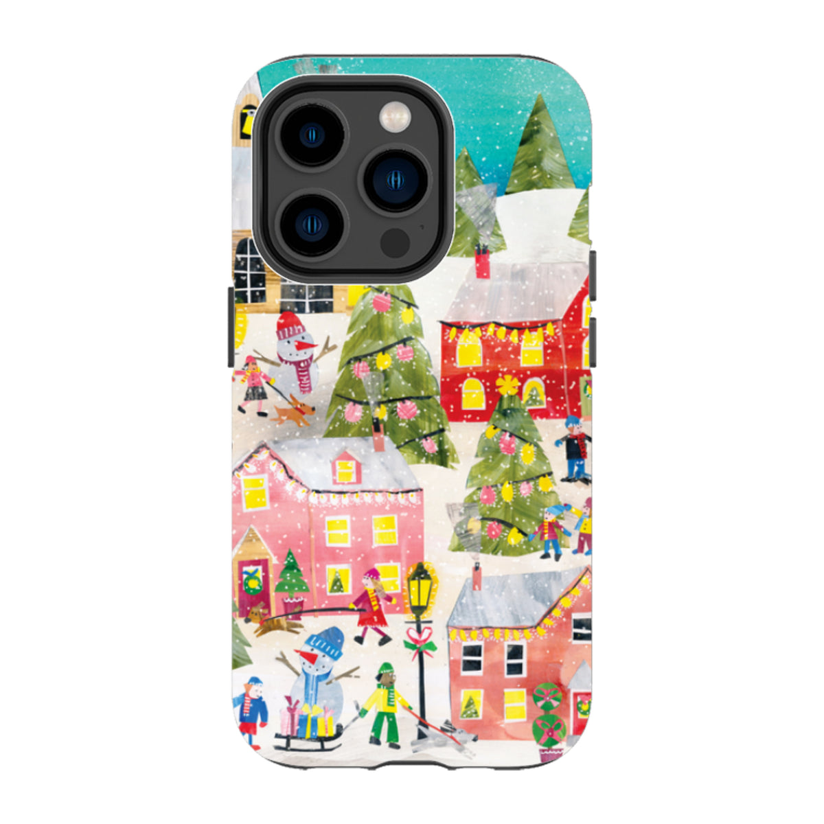 iPhone Tough Case - Winter Village By Tracey English