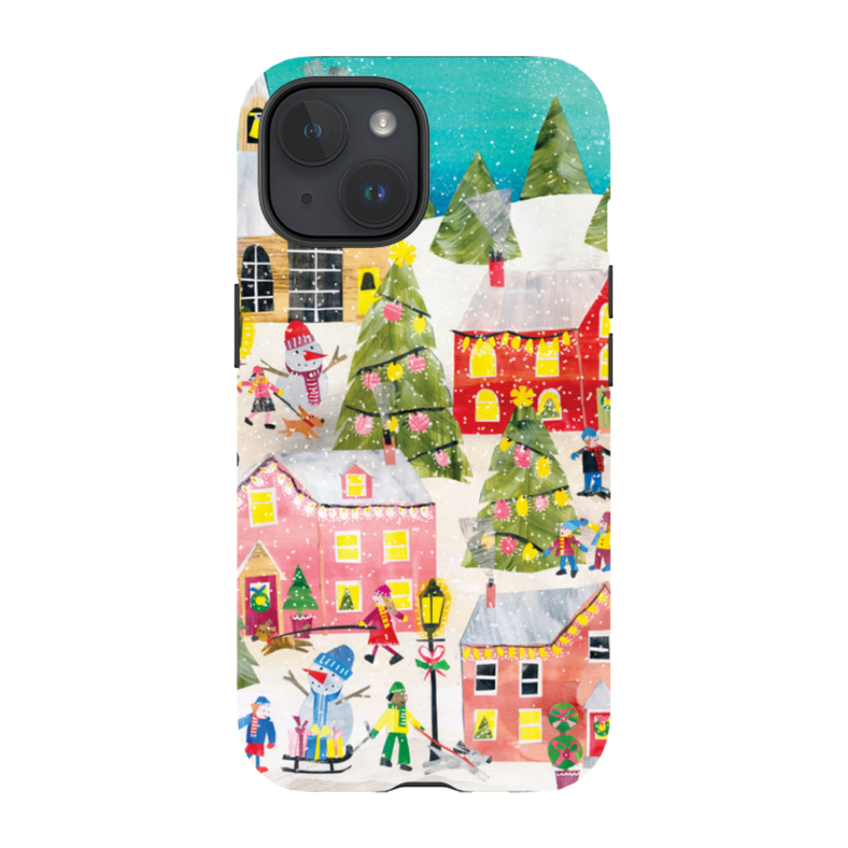 iPhone Tough Case - Winter Village By Tracey English