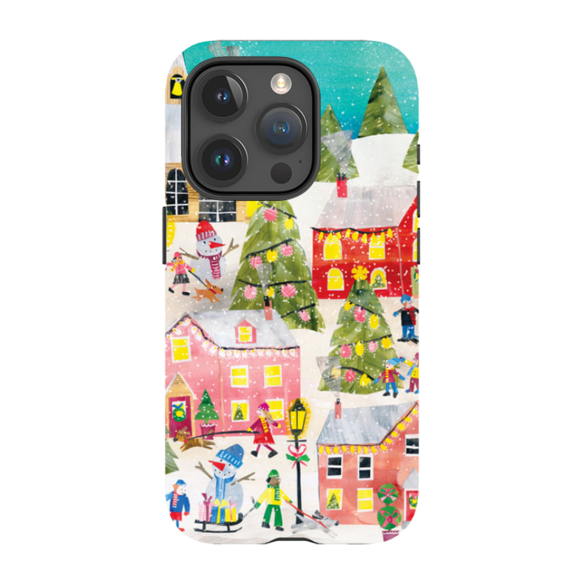 iPhone Tough Case - Winter Village By Tracey English