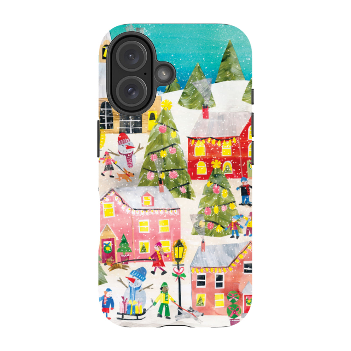 iPhone Tough Case - Winter Village By Tracey English