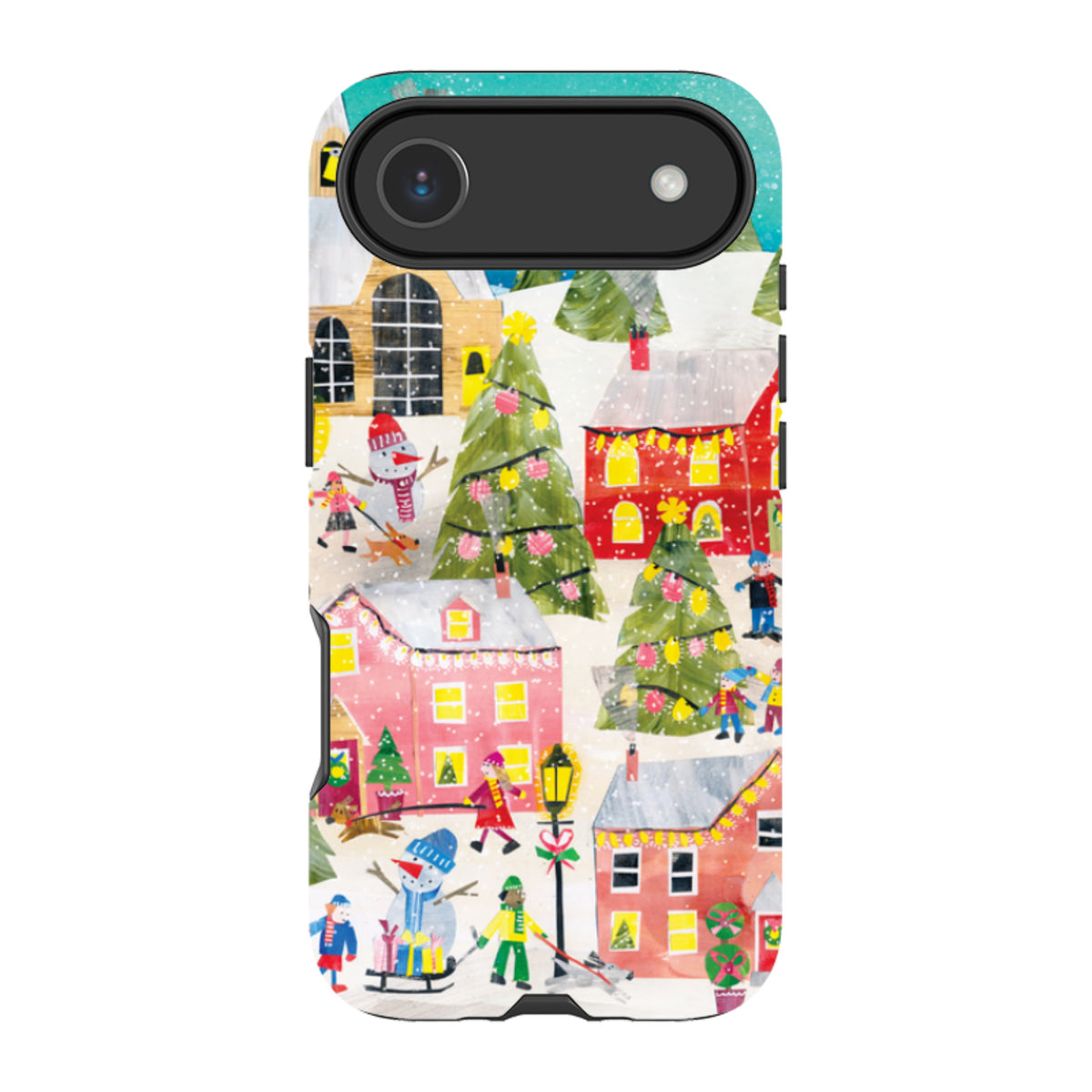 iPhone Tough Case - Winter Village By Tracey English