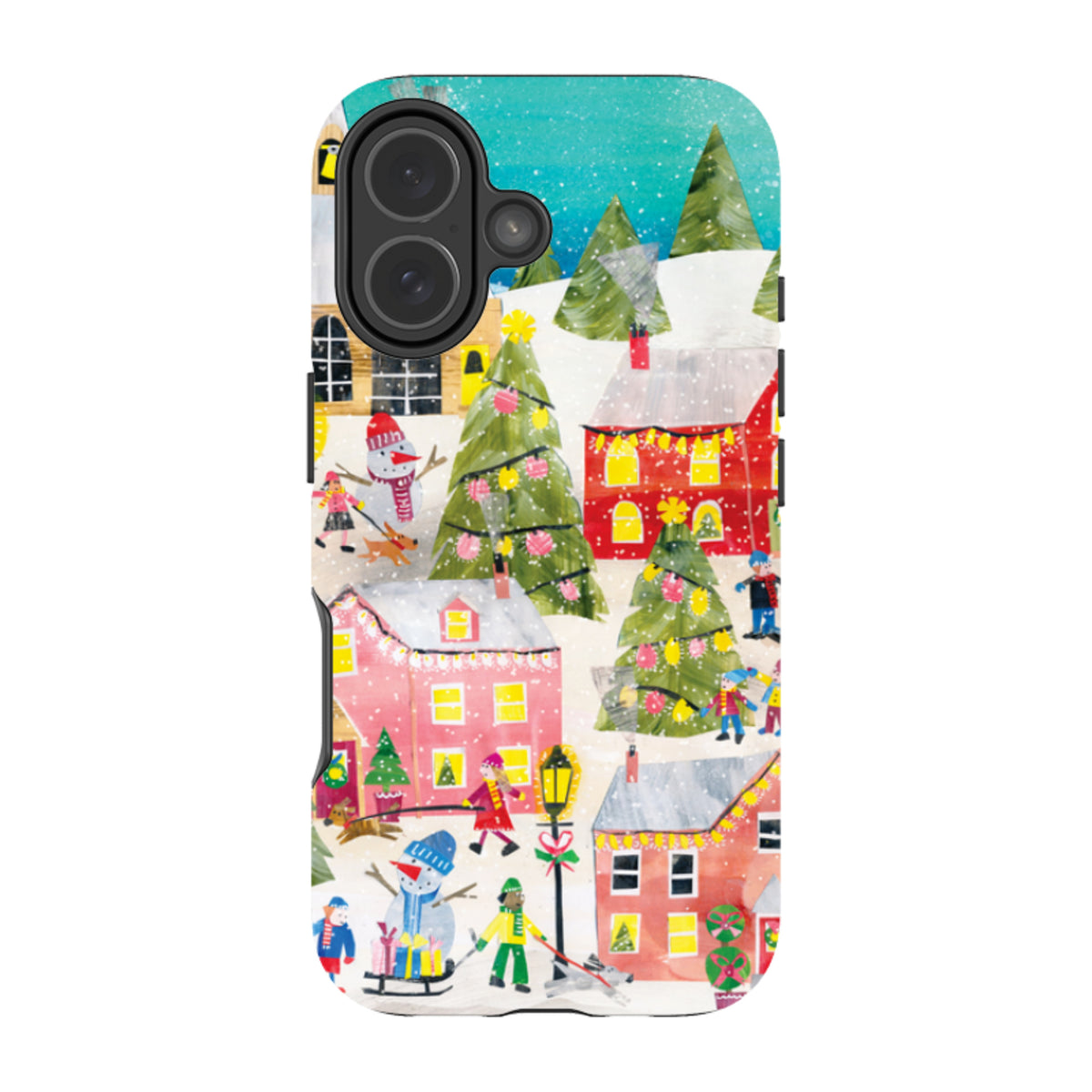 iPhone Tough Case - Winter Village By Tracey English