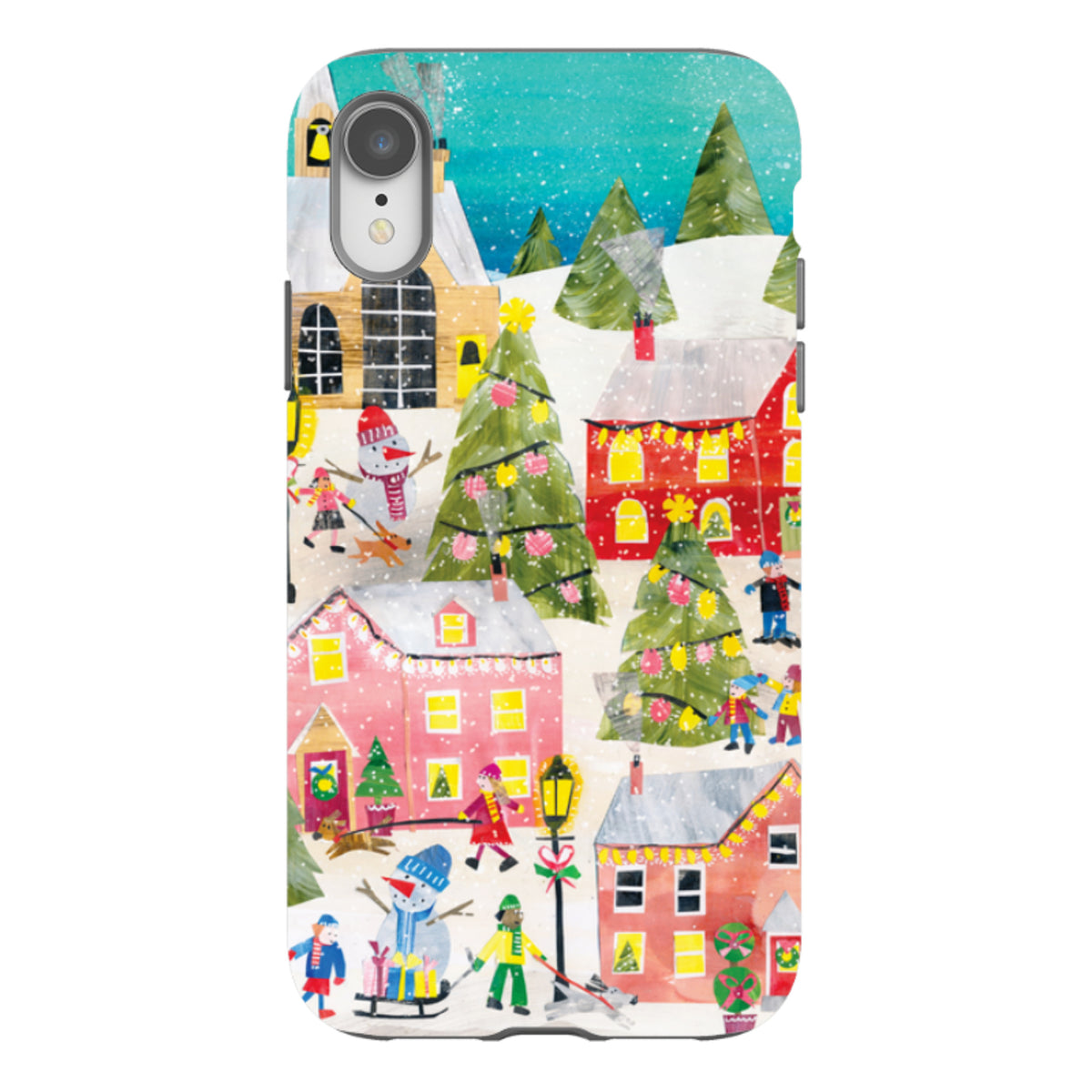 iPhone Tough Case - Winter Village By Tracey English