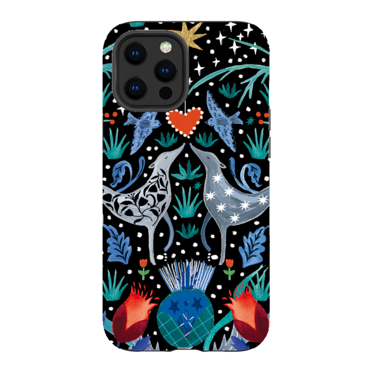 iPhone Tough Case - Winter Walk By Emma Frances Grant