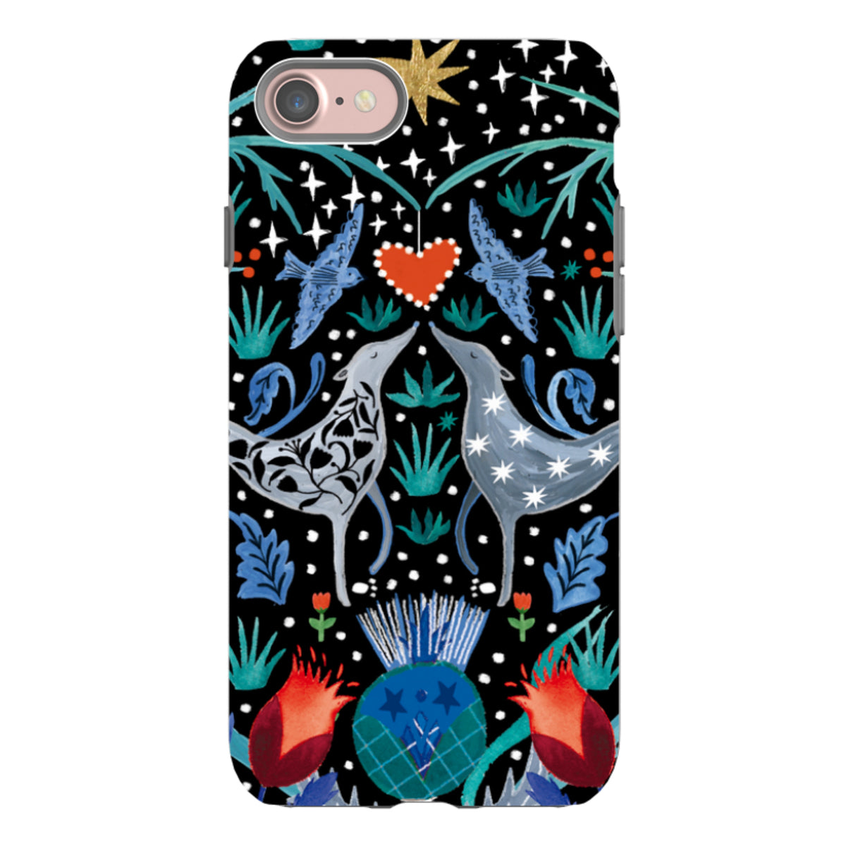 iPhone Tough Case - Winter Walk By Emma Frances Grant