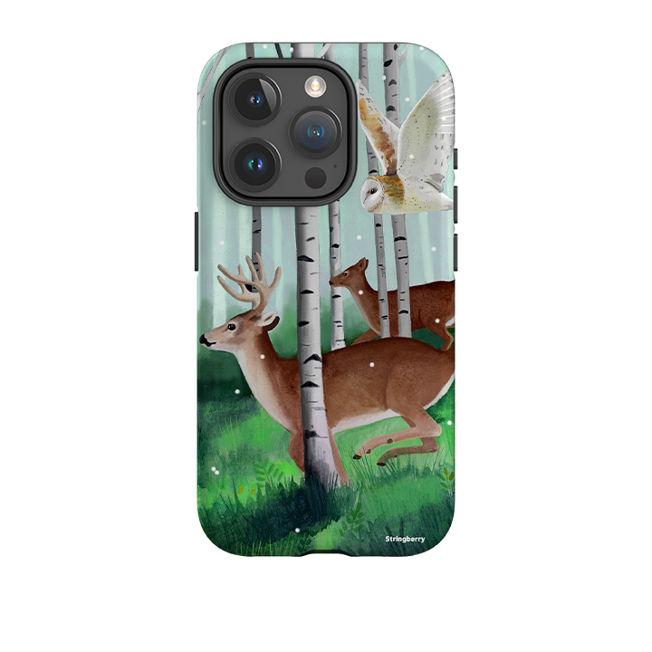 iPhone Tough Case - Winter Woods By Bex Parkin