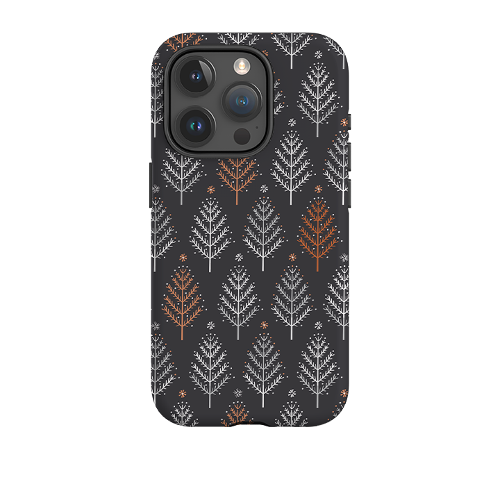 iPhone Tough Case - Winterfold Trees By Ali Brookes