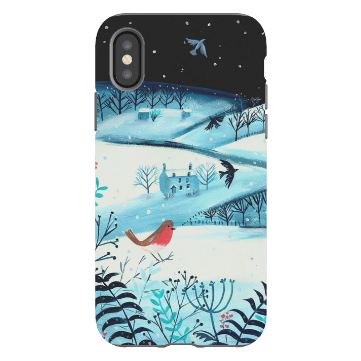 iPhone Tough Case - Winterscape-1 By Mary Stubberfield