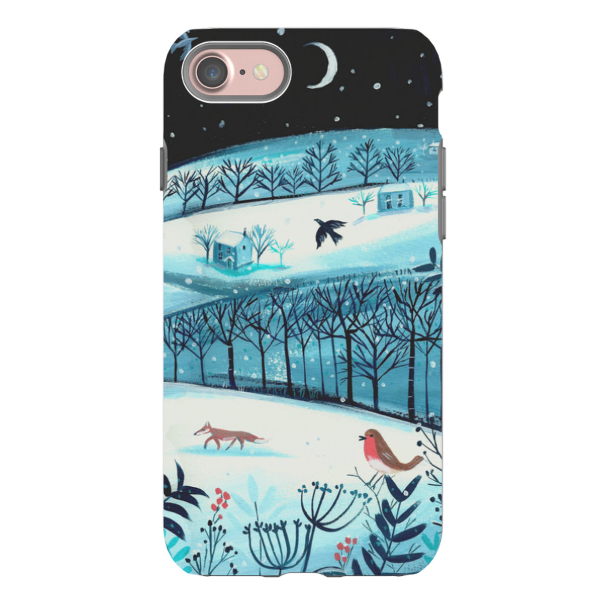 iPhone Tough Case - Winterscape-2 By Mary Stubberfield