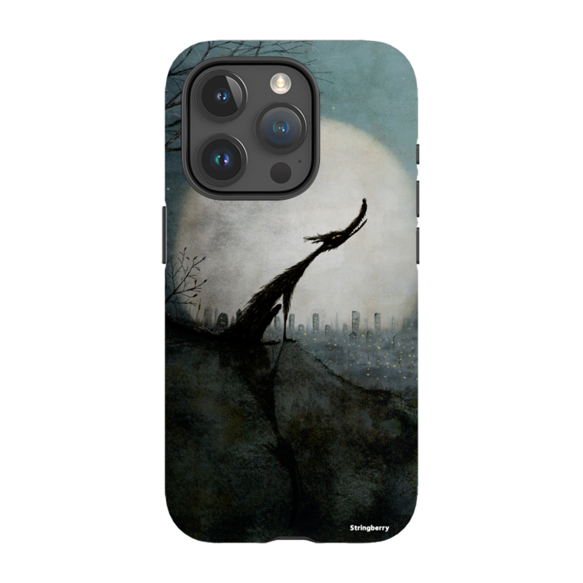 iPhone Tough Case - Wolf Moon By Maja Lindberg