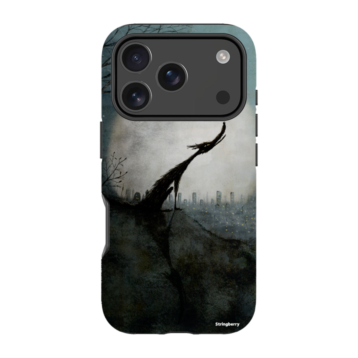 iPhone Tough Case - Wolf Moon By Maja Lindberg