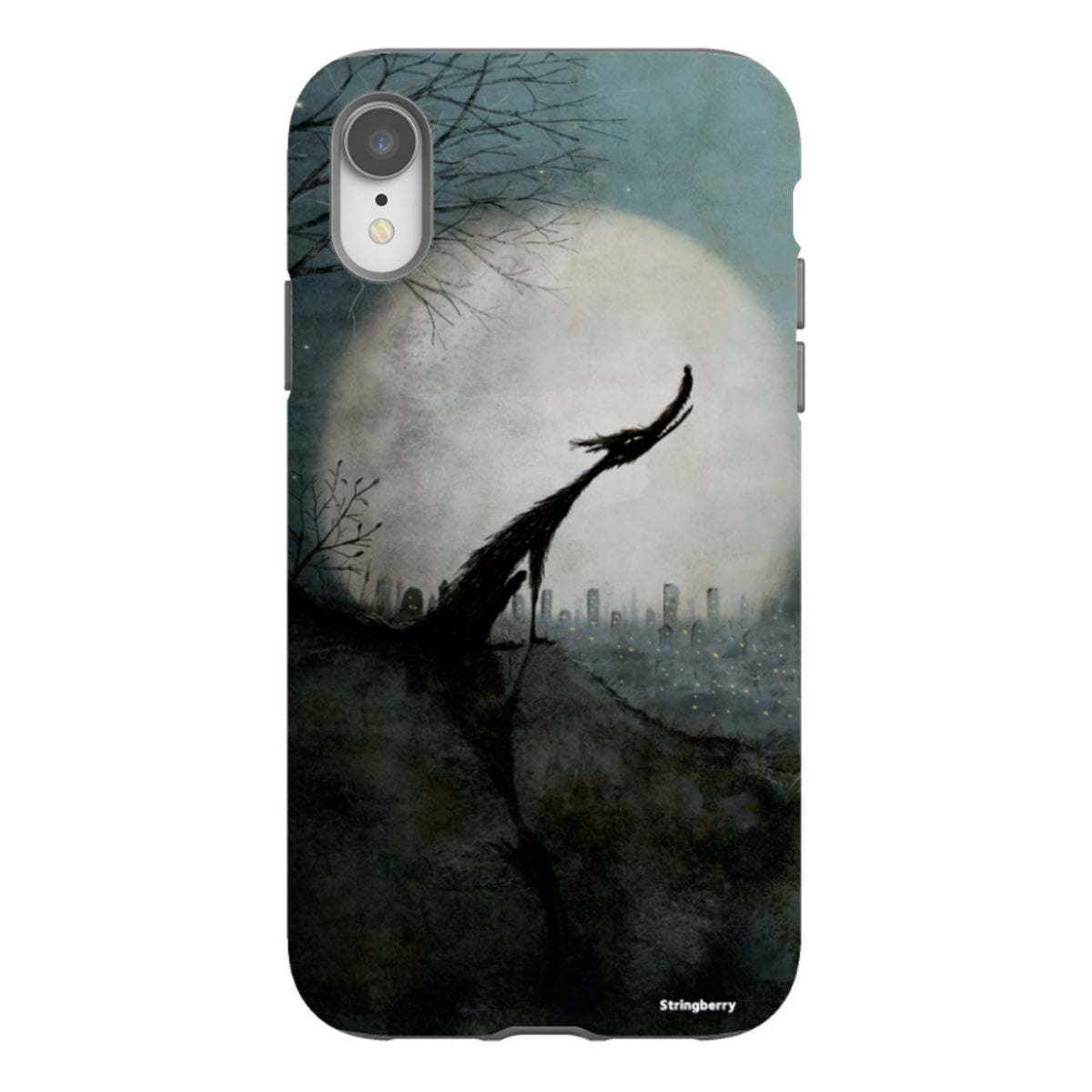 iPhone Tough Case - Wolf Moon By Maja Lindberg