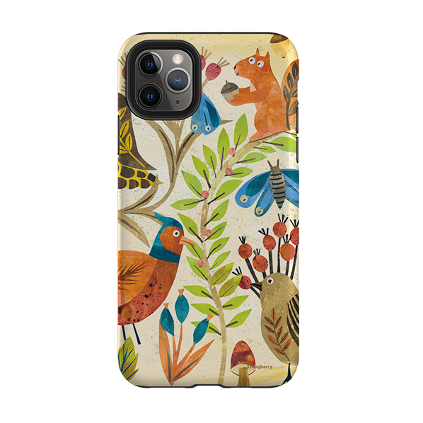 iPhone Tough Case - Woodland Friends By Tracey English