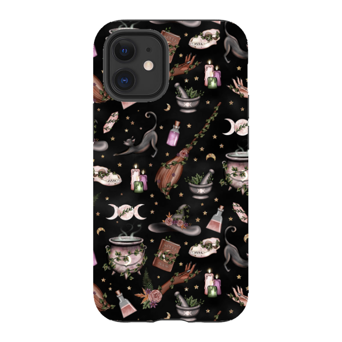 iPhone Tough Case - Woodland Witch Black