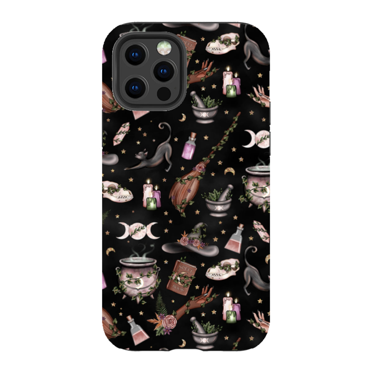 iPhone Tough Case - Woodland Witch Black