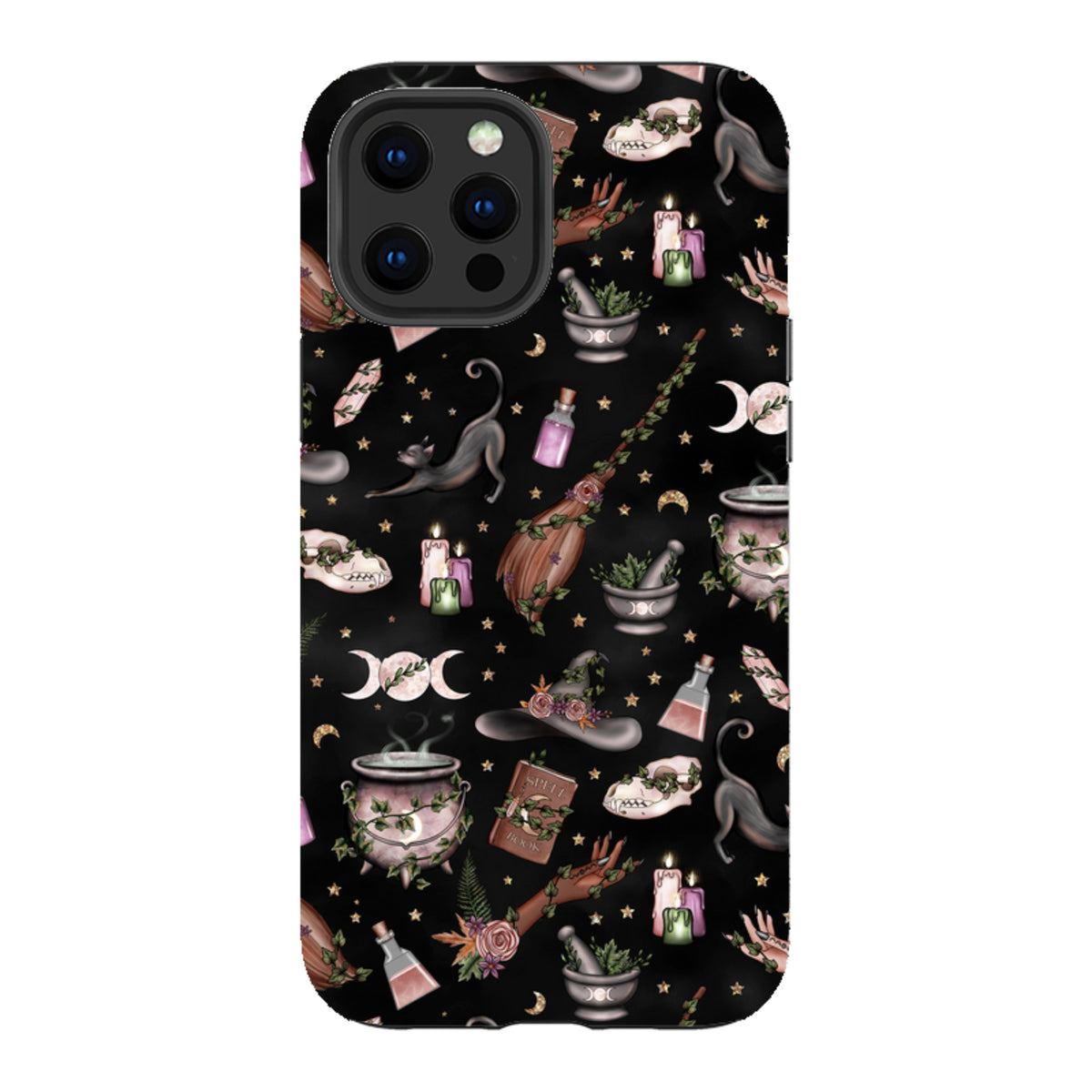 iPhone Tough Case - Woodland Witch Black