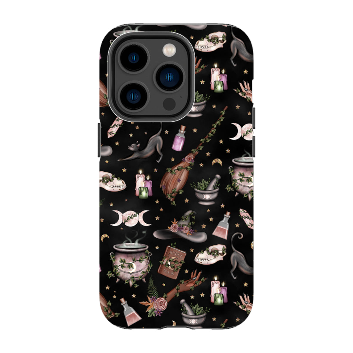 iPhone Tough Case - Woodland Witch Black