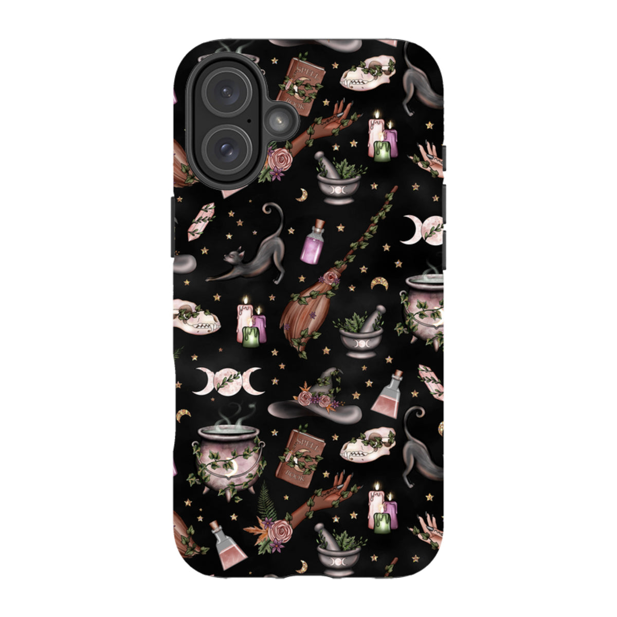 iPhone Tough Case - Woodland Witch Black
