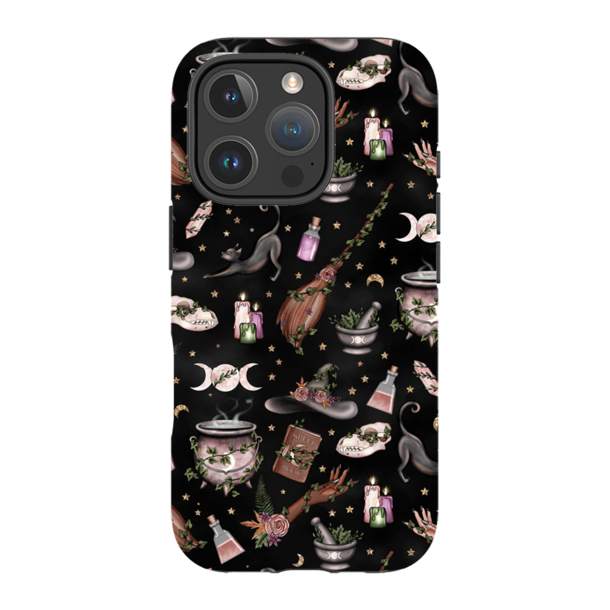 iPhone Tough Case - Woodland Witch Black