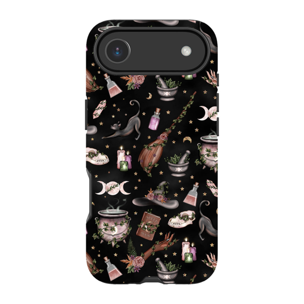 iPhone Tough Case - Woodland Witch Black
