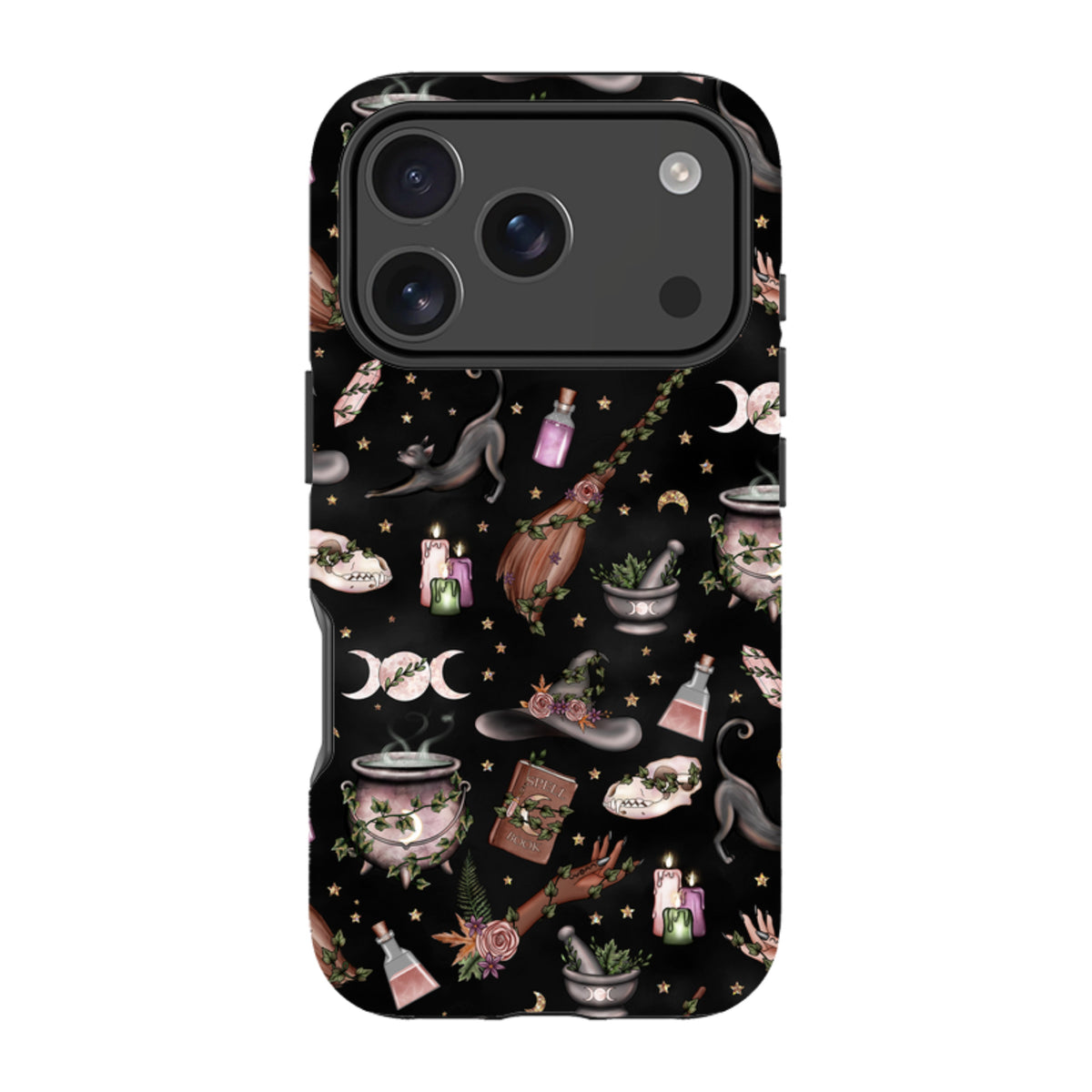 iPhone Tough Case - Woodland Witch Black
