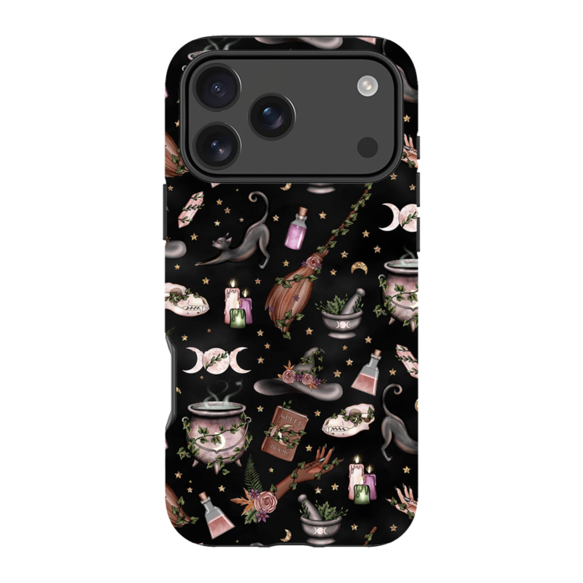 iPhone Tough Case - Woodland Witch Black