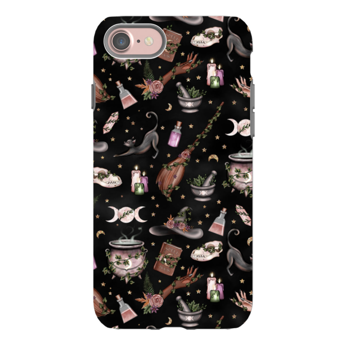 iPhone Tough Case - Woodland Witch Black